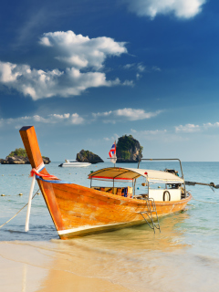 Das Thai Boat Wallpaper 240x320