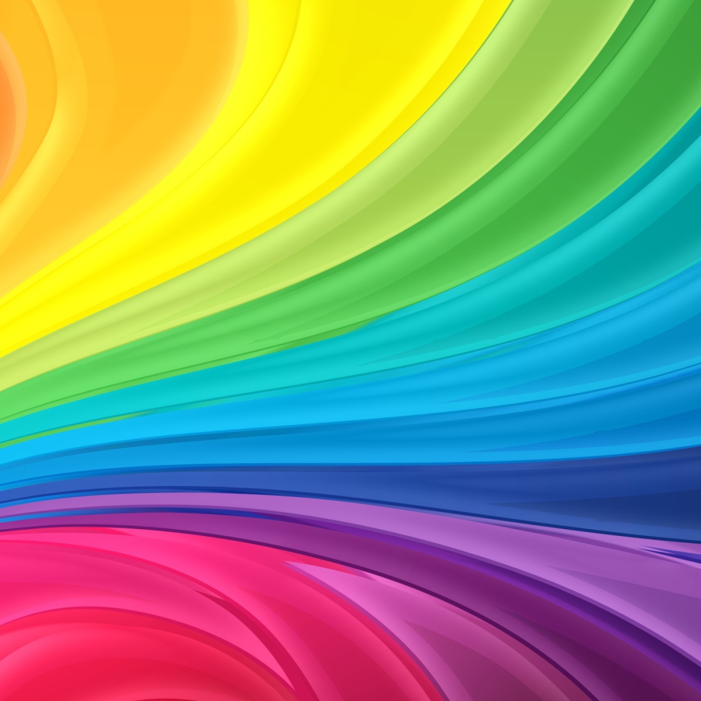 Abstract Rainbow wallpaper 1024x1024