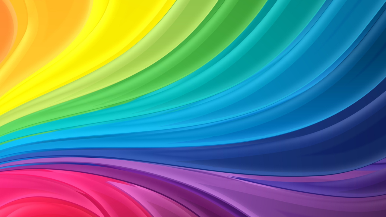 Abstract Rainbow wallpaper 1280x720