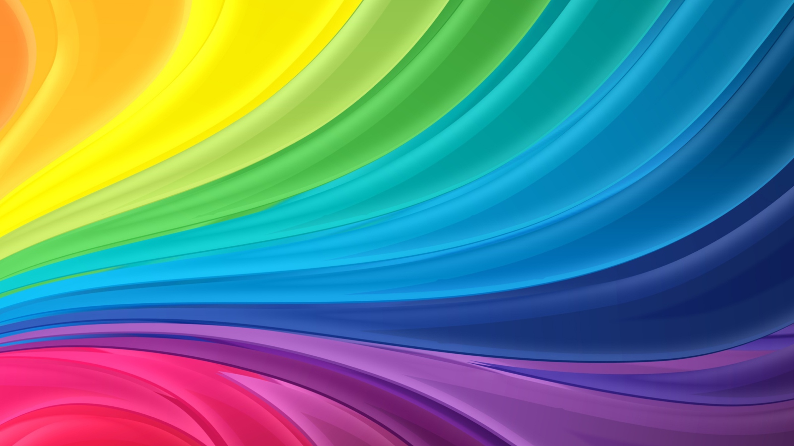 Abstract Rainbow wallpaper 1600x900