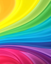 Das Abstract Rainbow Wallpaper 176x220