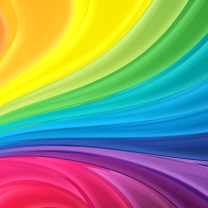 Abstract Rainbow wallpaper 208x208