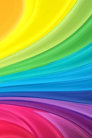 Abstract Rainbow wallpaper 320x480