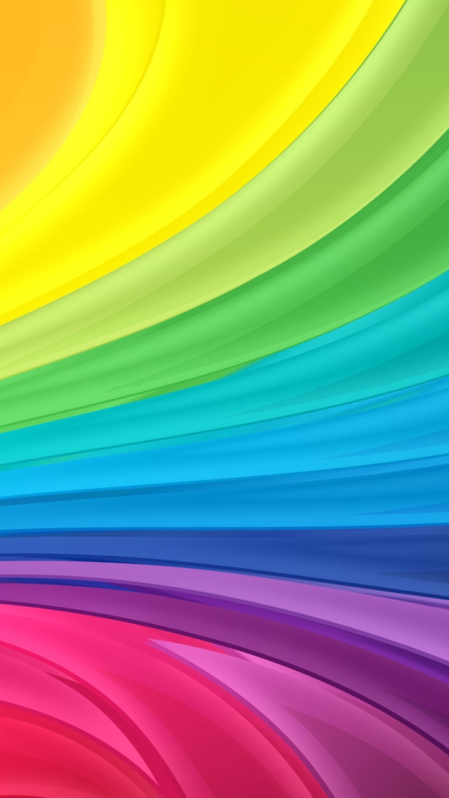 Das Abstract Rainbow Wallpaper 640x1136