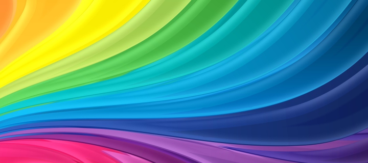 Abstract Rainbow wallpaper 720x320