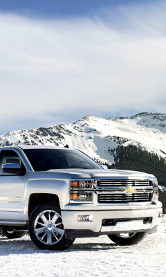 Fondo de pantalla Chevrolet Silverado High Country 240x400