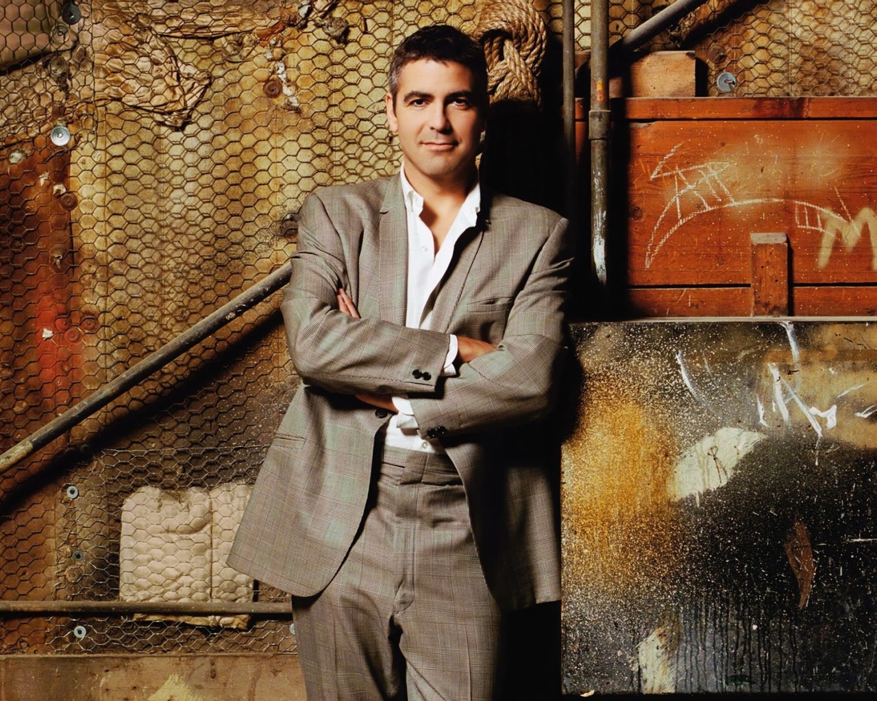 George Clooney wallpaper 1280x1024