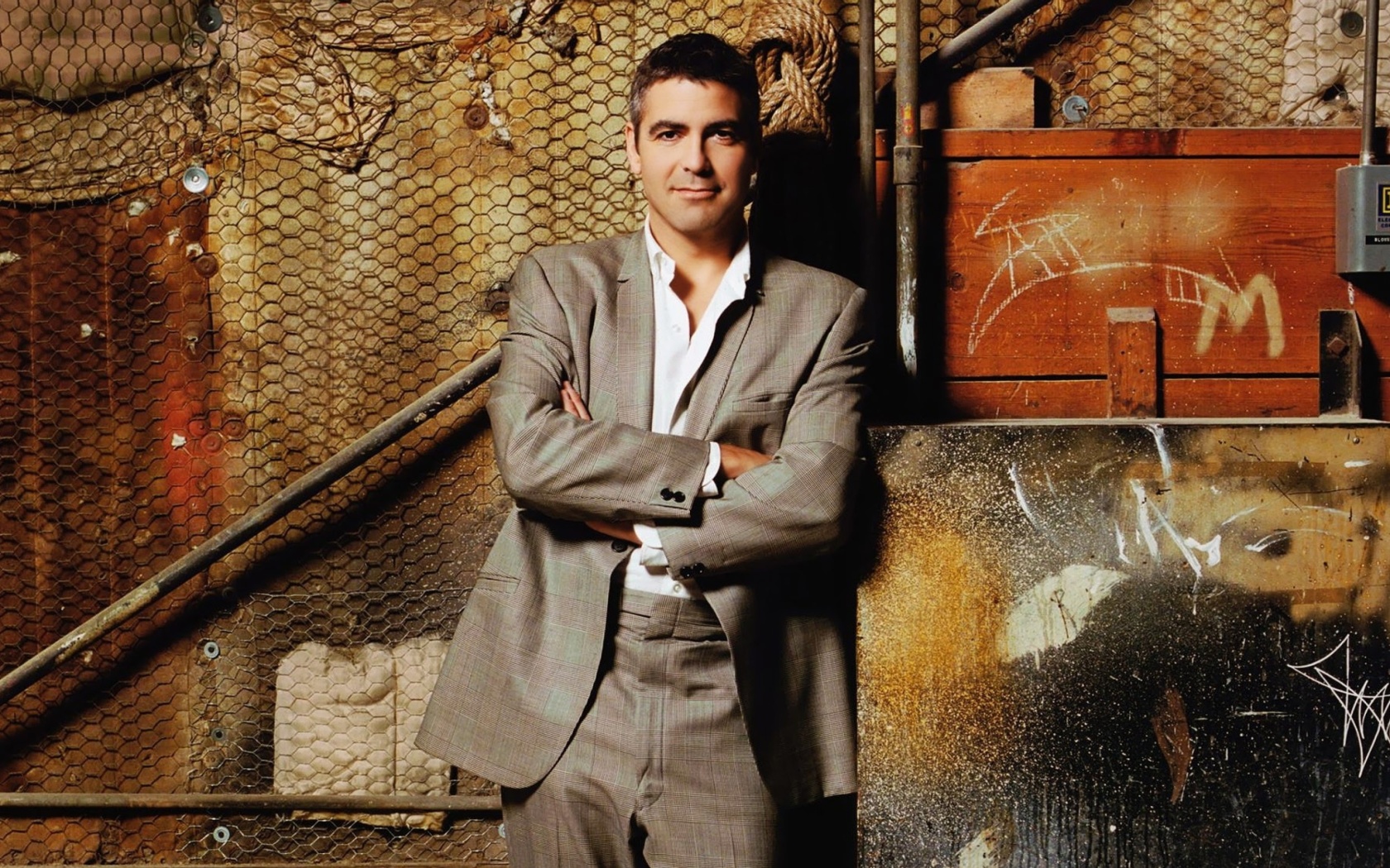 Fondo de pantalla George Clooney 1680x1050