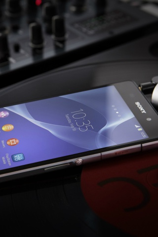 Das Business Mobile Phone Sony Xperia Z2 Wallpaper 320x480