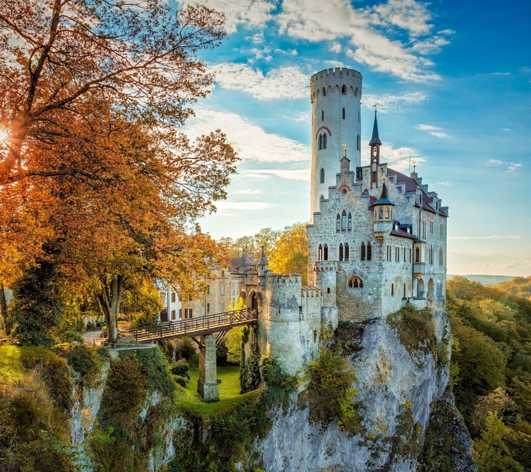 Fondo de pantalla Lichtenstein Castle in Wurttemberg 1080x960