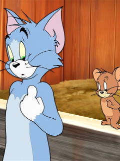 Tom and Jerry, Land of Witches wallpaper 240x320