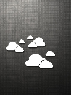 Abstract Clouds wallpaper 240x320