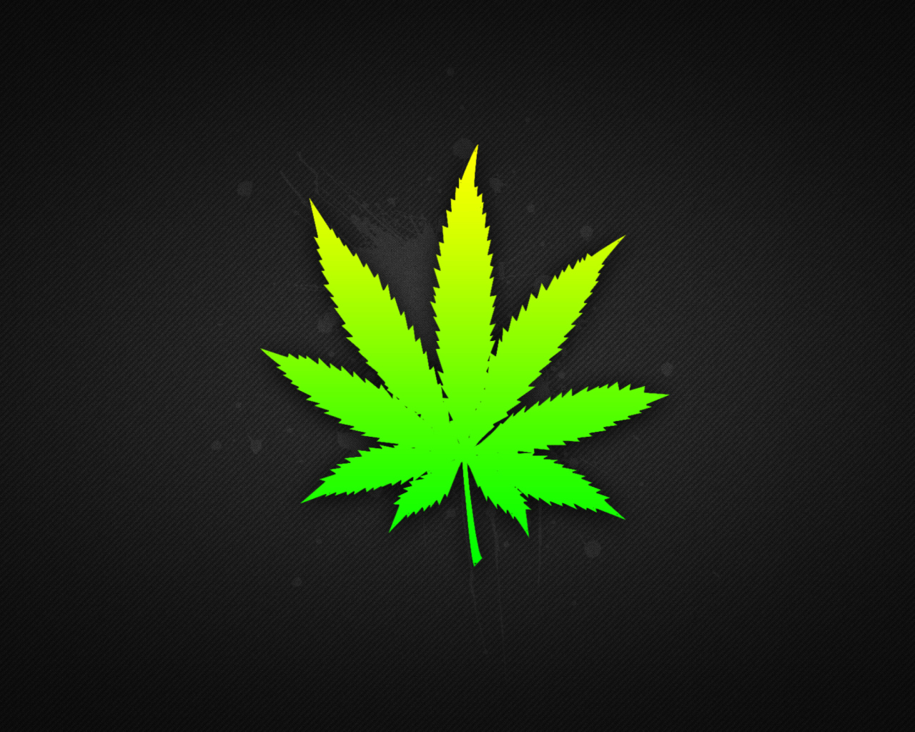 Screenshot №1 pro téma Weed Leaf 1280x1024