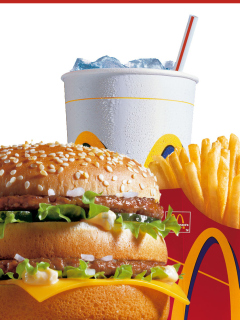 Обои McDonalds: Big Mac 240x320