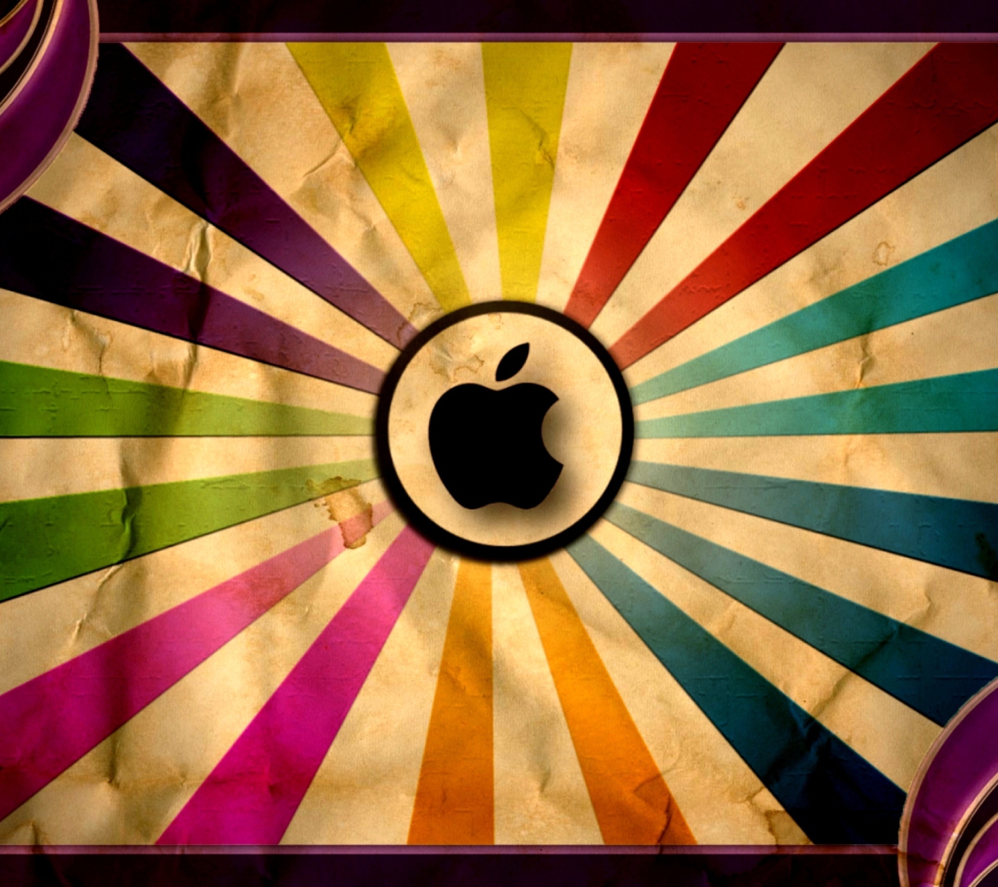 Das Colorful Apple Wallpaper 1440x1280