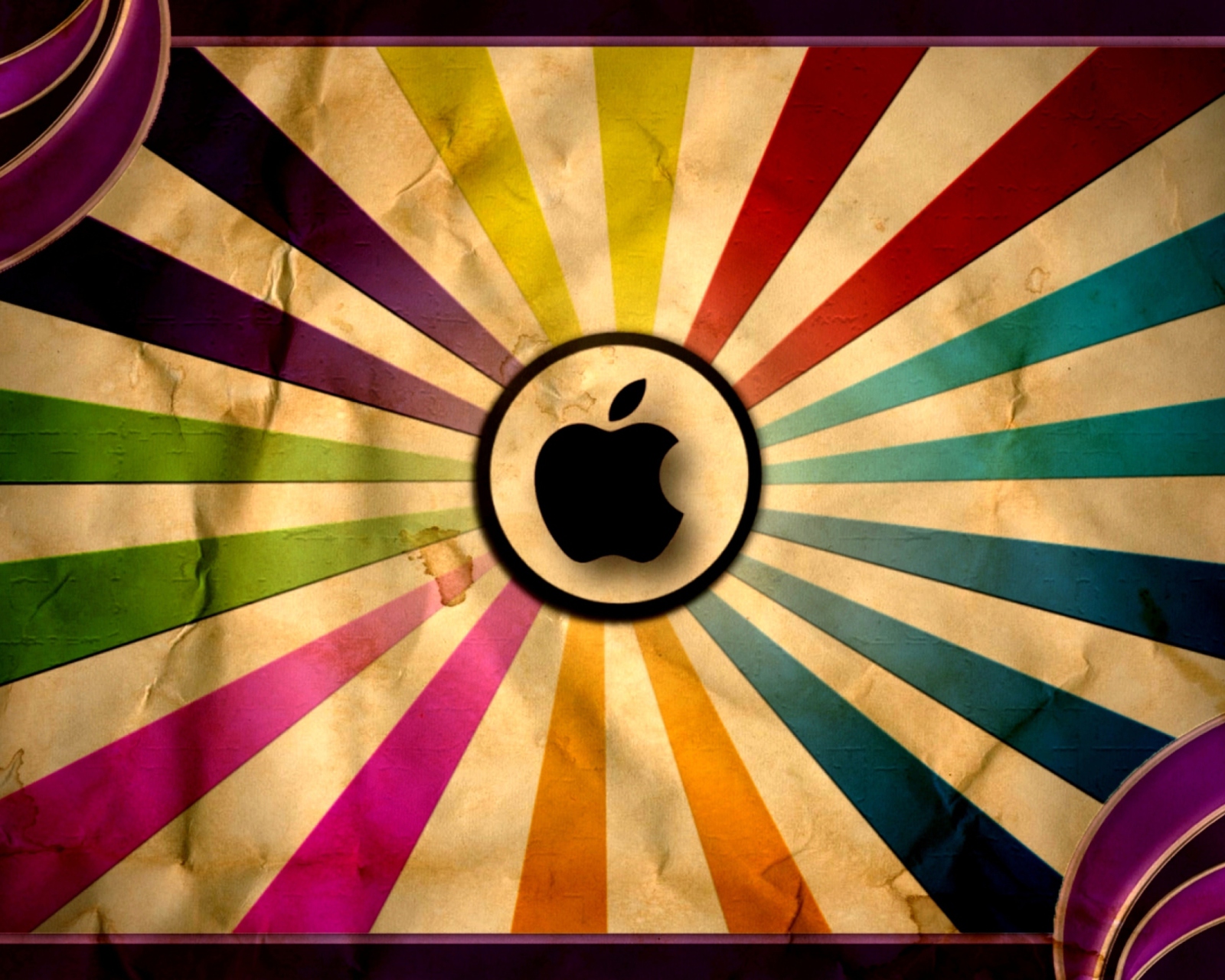 Das Colorful Apple Wallpaper 1600x1280