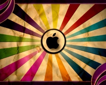 Fondo de pantalla Colorful Apple 220x176
