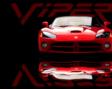 Fondo de pantalla Red Dodge Viper 220x176