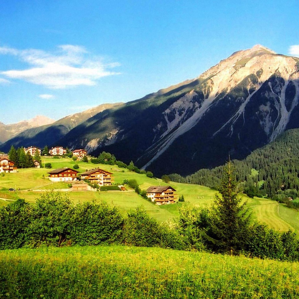 Screenshot №1 pro téma Lake Mountain - The Alps 1024x1024