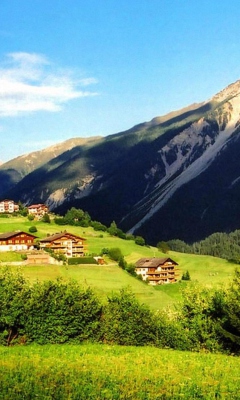 Sfondi Lake Mountain - The Alps 240x400