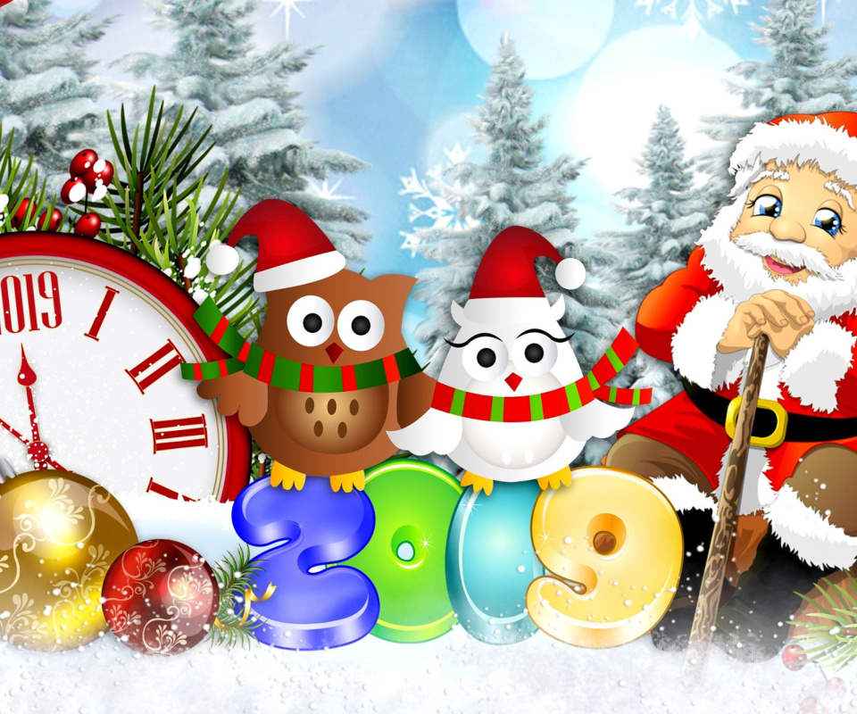 Screenshot №1 pro téma 2019 New Year Card 960x800