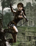 Das Tomb Raider Underworld Wallpaper 128x160