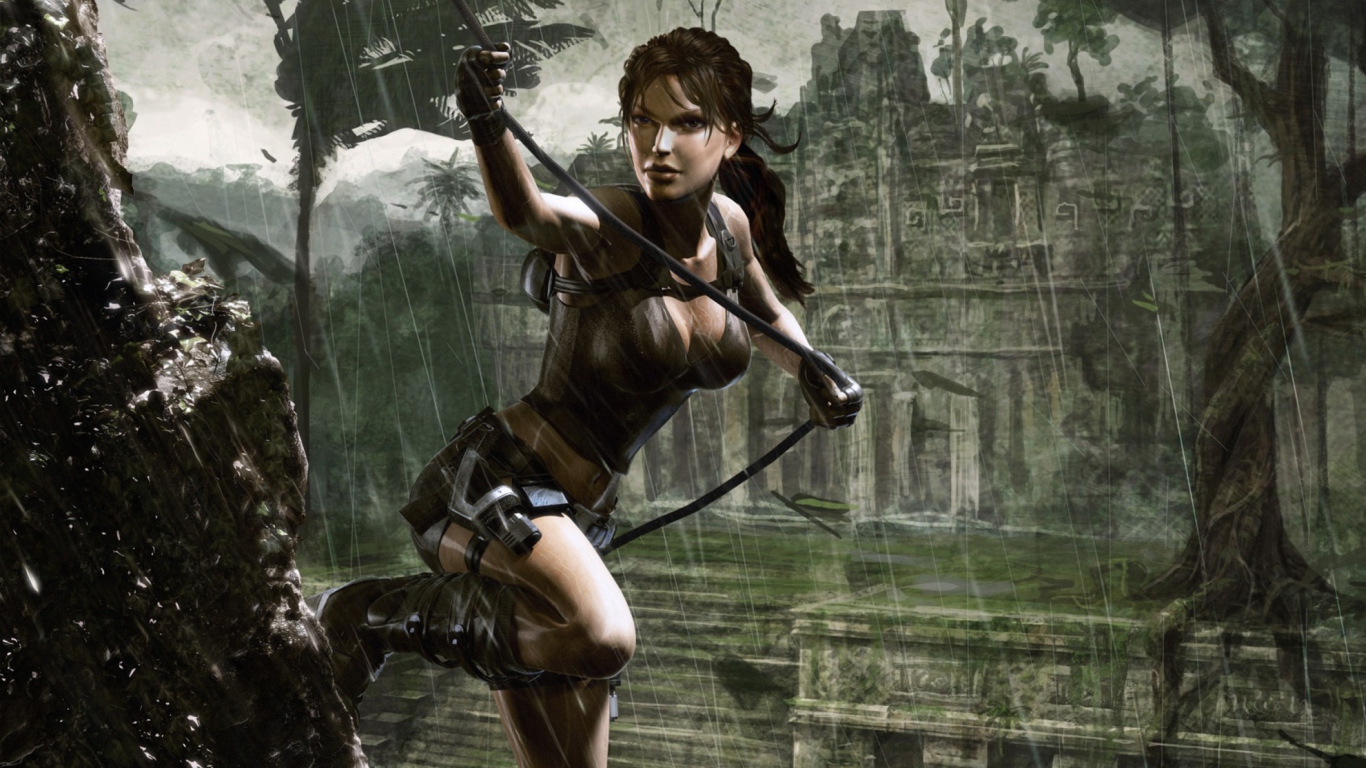 Screenshot №1 pro téma Tomb Raider Underworld 1366x768
