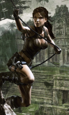 Das Tomb Raider Underworld Wallpaper 240x400