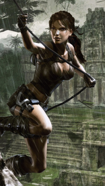 Das Tomb Raider Underworld Wallpaper 360x640