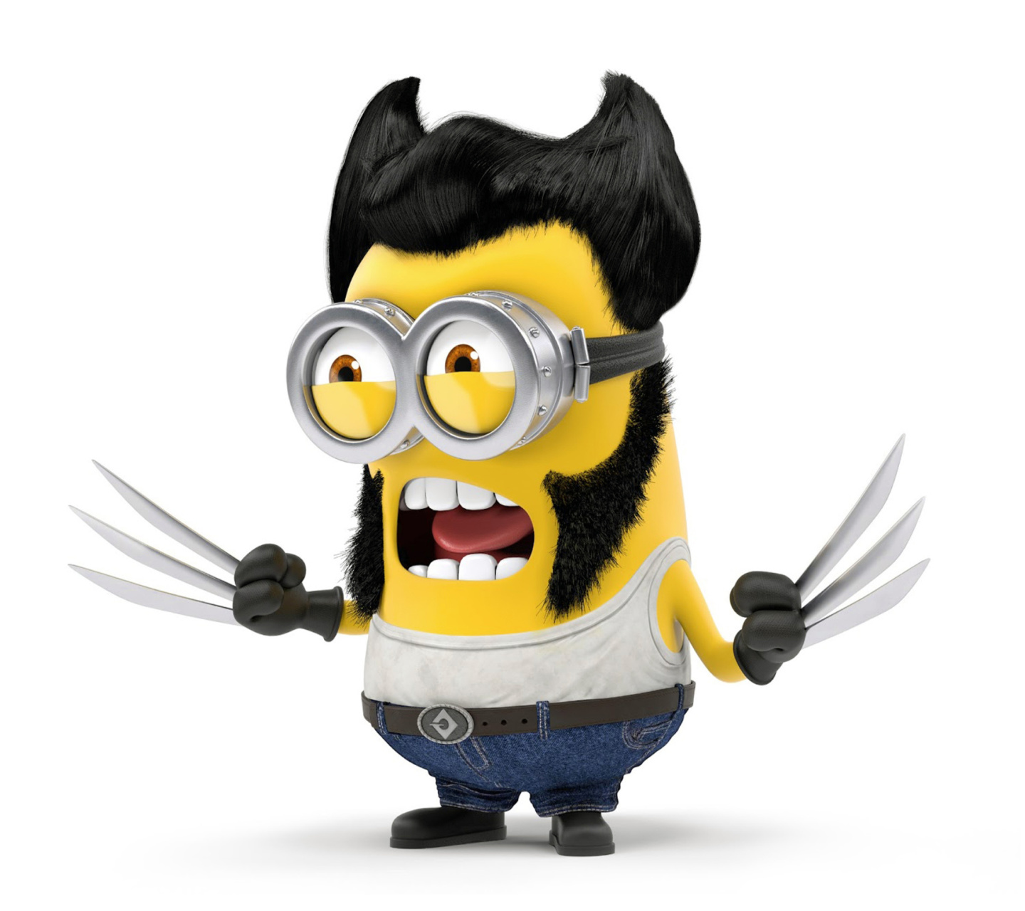 Fondo de pantalla Wolverine Minion 1440x1280