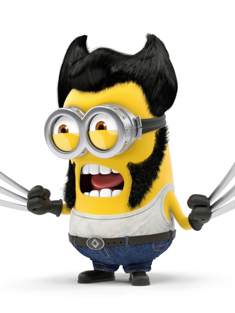 Wolverine Minion wallpaper 480x640