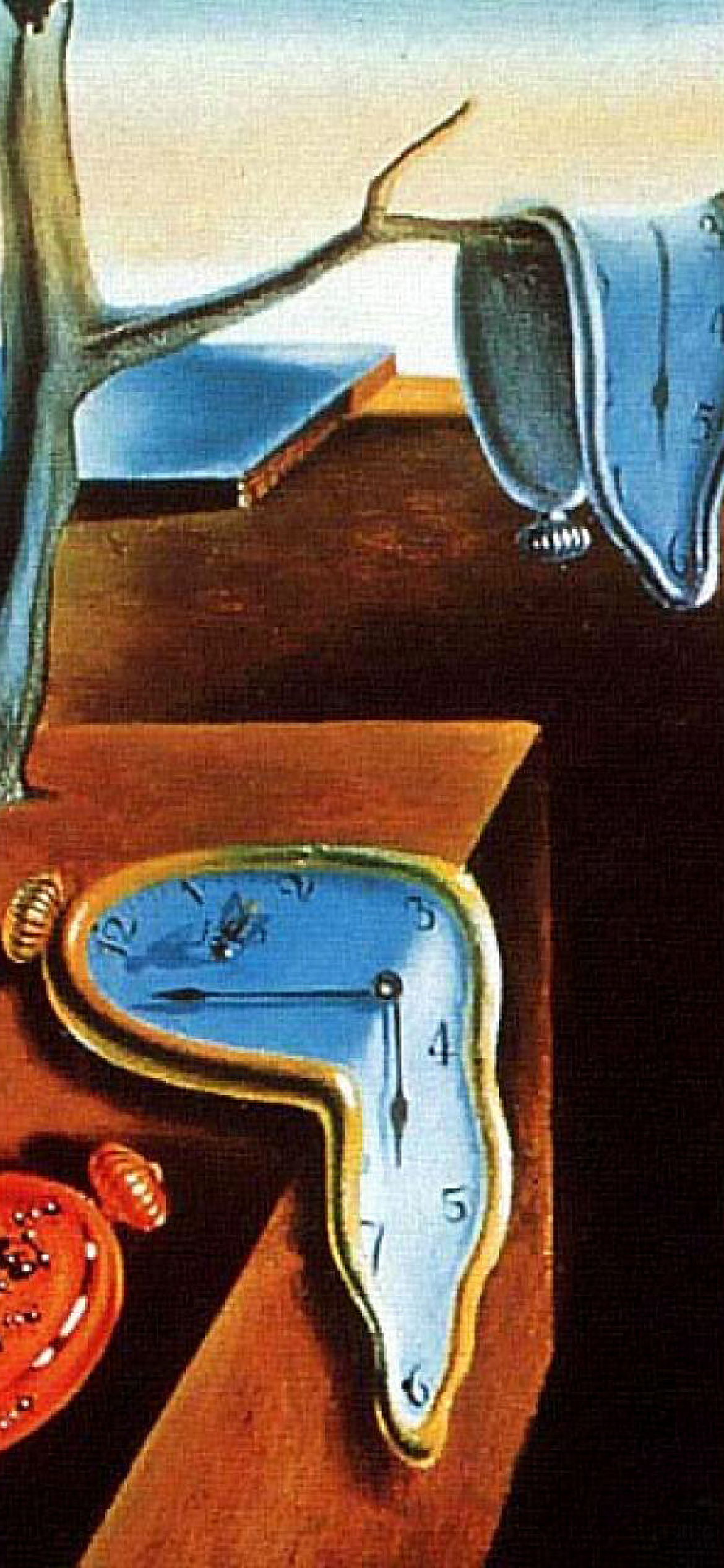 Sfondi Salvador Dali The Persistence of Memory, Surrealism 1170x2532