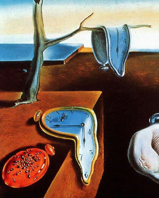 Salvador Dali The Persistence of Memory, Surrealism Wallpaper for 240x320