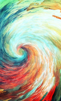 Swirl Artwork wallpaper 240x400