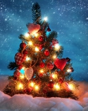 Screenshot №1 pro téma Beautiful Christmas Tree 128x160