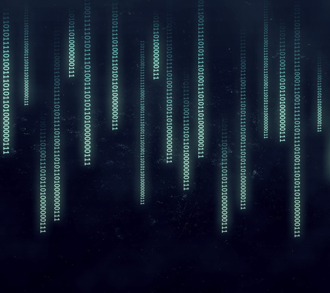 Fondo de pantalla Matrix Binary Numbers 1080x960