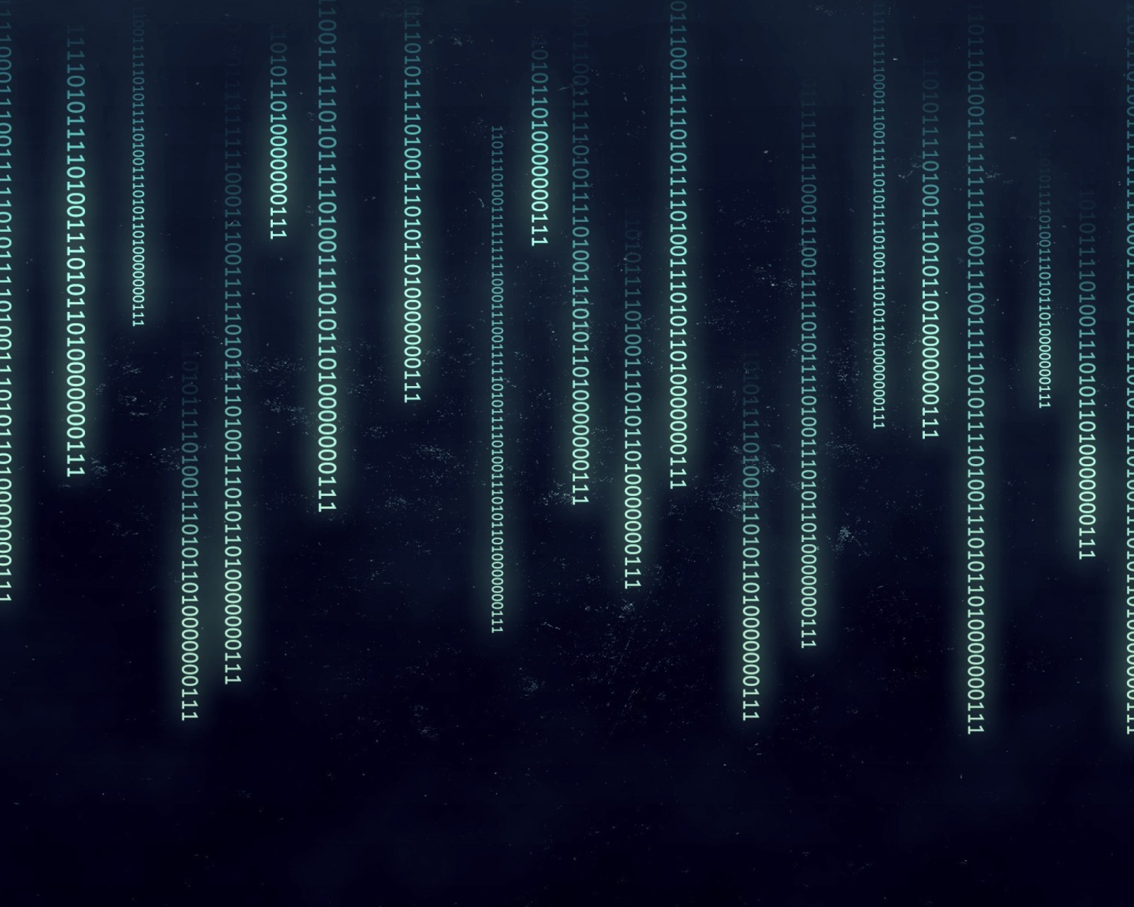 Das Matrix Binary Numbers Wallpaper 1600x1280