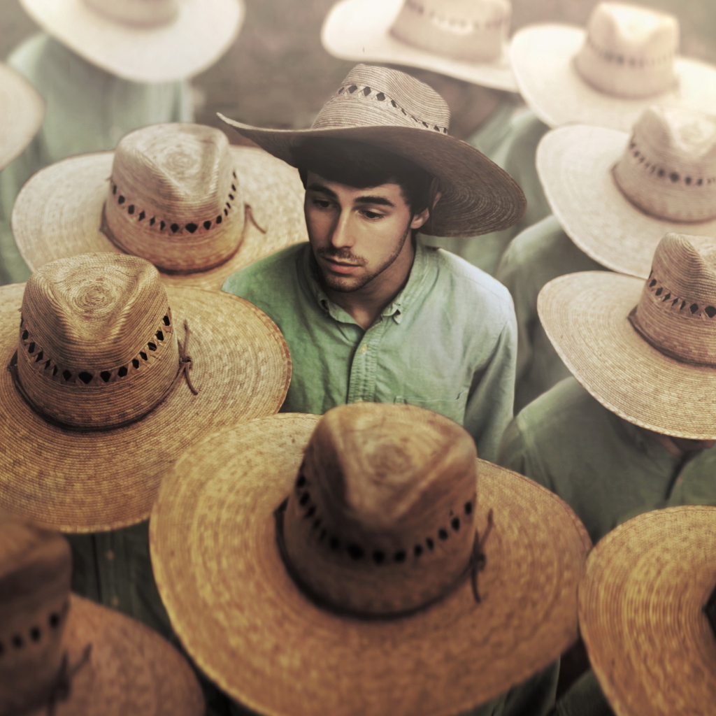 Das Mexican Hats Wallpaper 1024x1024
