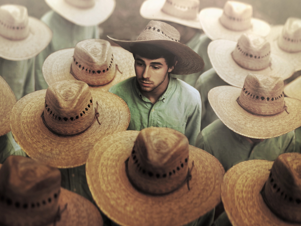Das Mexican Hats Wallpaper 1152x864