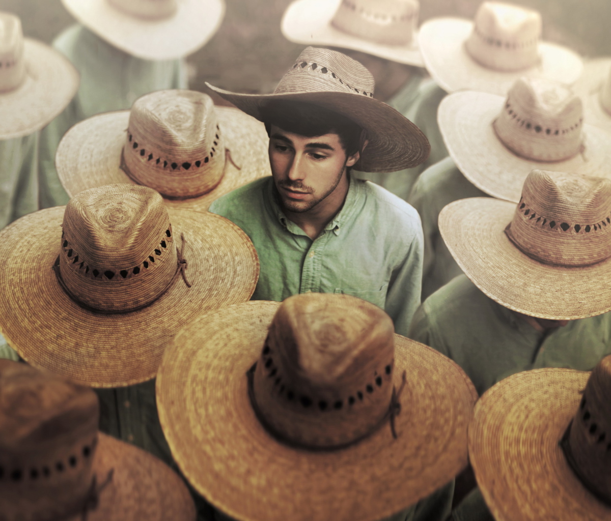 Das Mexican Hats Wallpaper 1200x1024