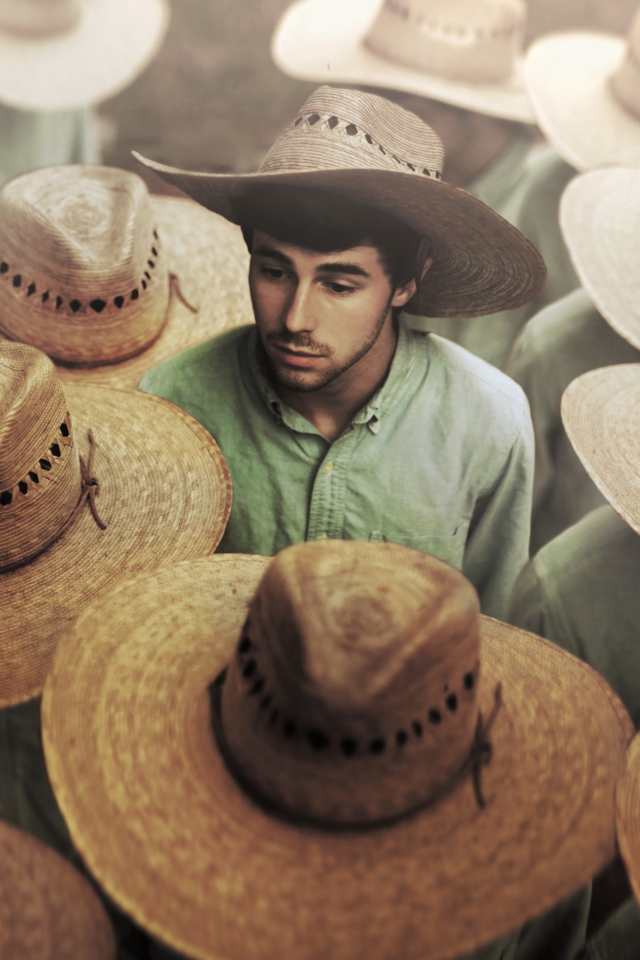 Das Mexican Hats Wallpaper 640x960