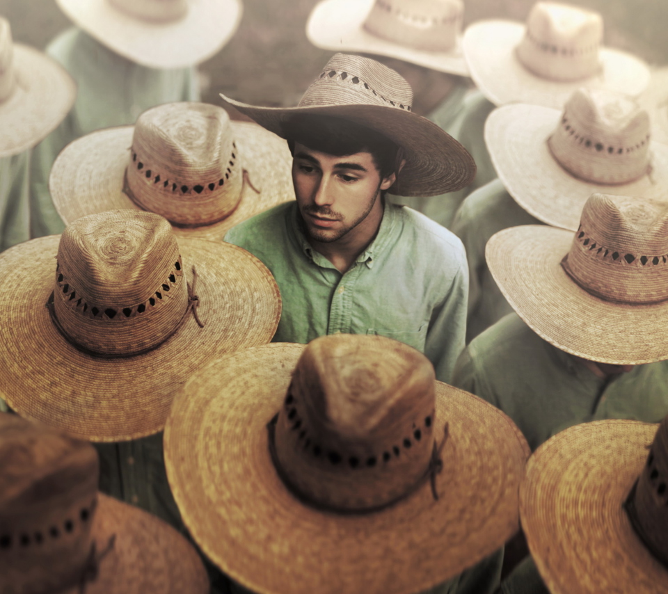 Das Mexican Hats Wallpaper 960x854
