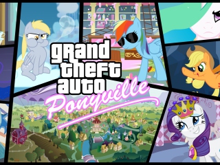 Обои Grand Theft Auto Ponyville 320x240