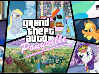 Grand Theft Auto Ponyville wallpaper 320x240