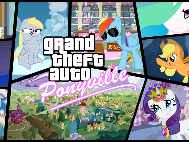 Screenshot №1 pro téma Grand Theft Auto Ponyville 640x480