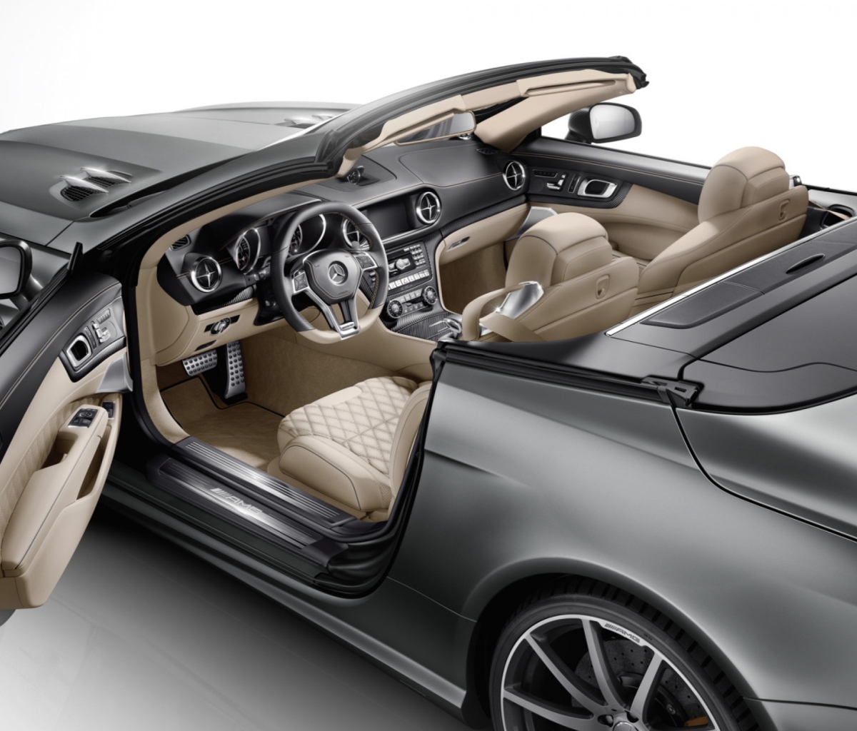 Screenshot №1 pro téma Mercedes-Benz SL 65 AMG Interior 1200x1024