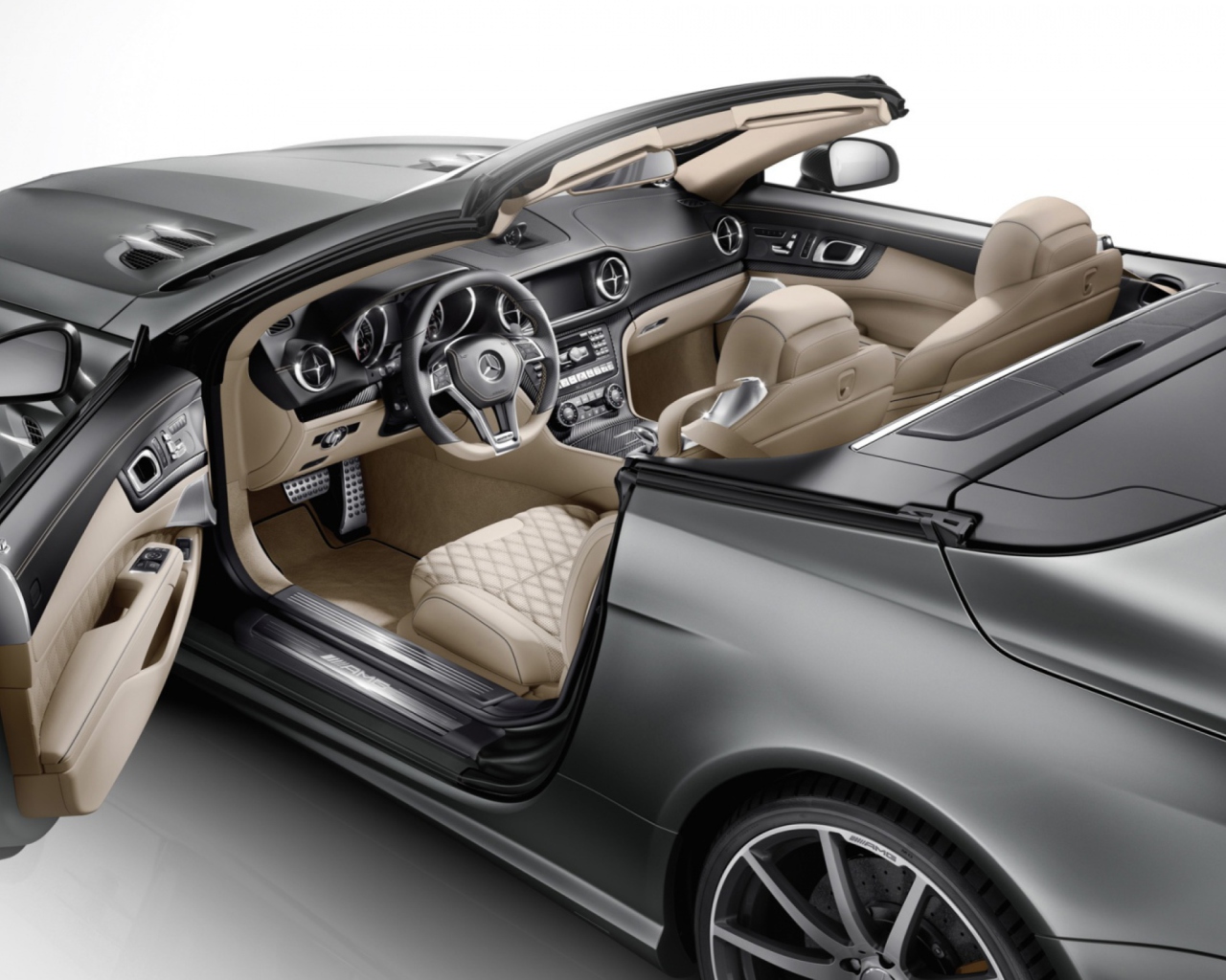 Screenshot №1 pro téma Mercedes-Benz SL 65 AMG Interior 1280x1024