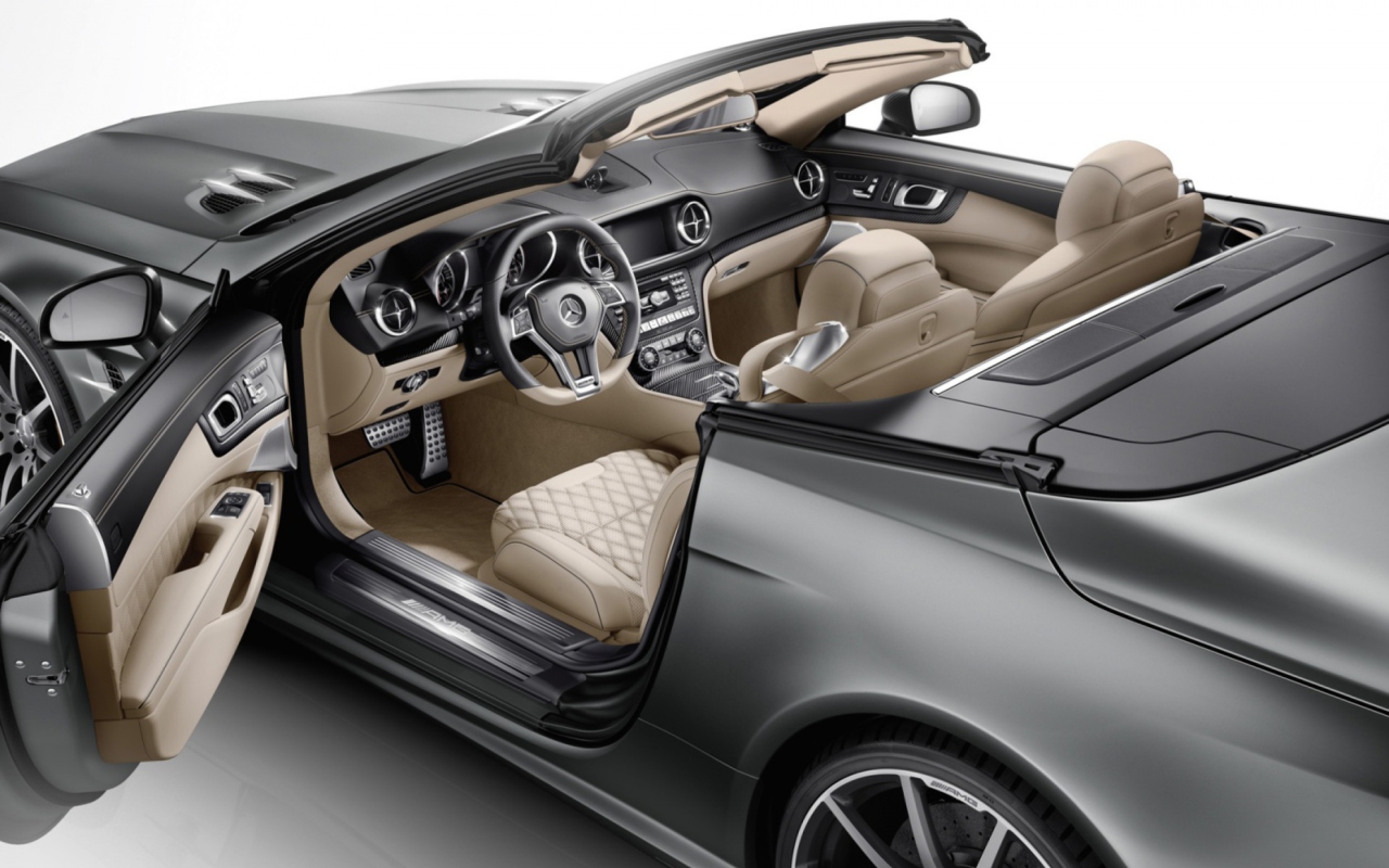 Sfondi Mercedes-Benz SL 65 AMG Interior 1280x800
