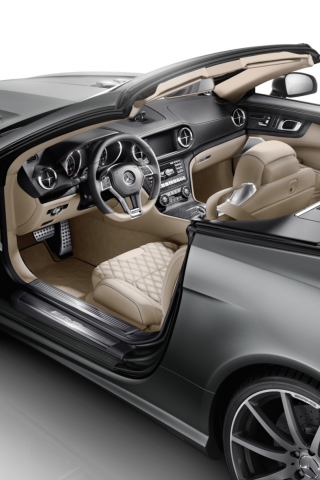 Sfondi Mercedes-Benz SL 65 AMG Interior 320x480