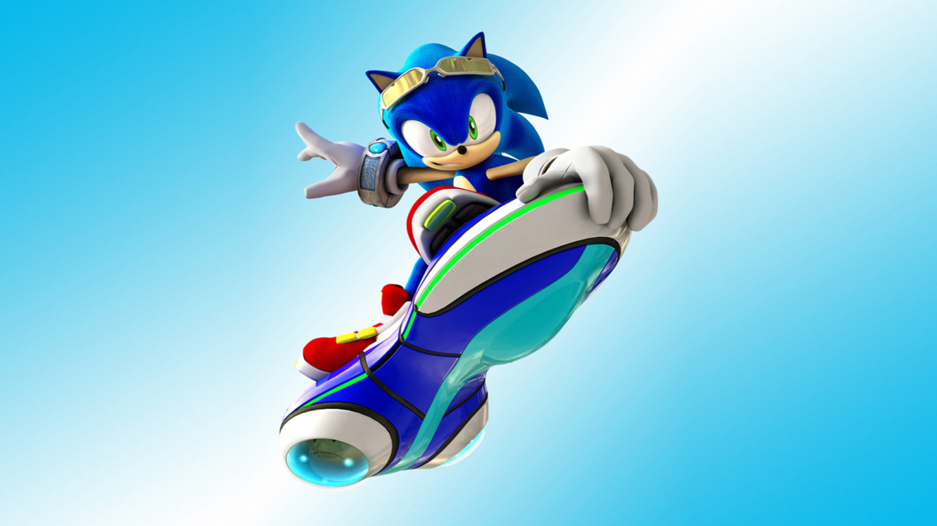 Das Sonic HD Wallpaper 1366x768